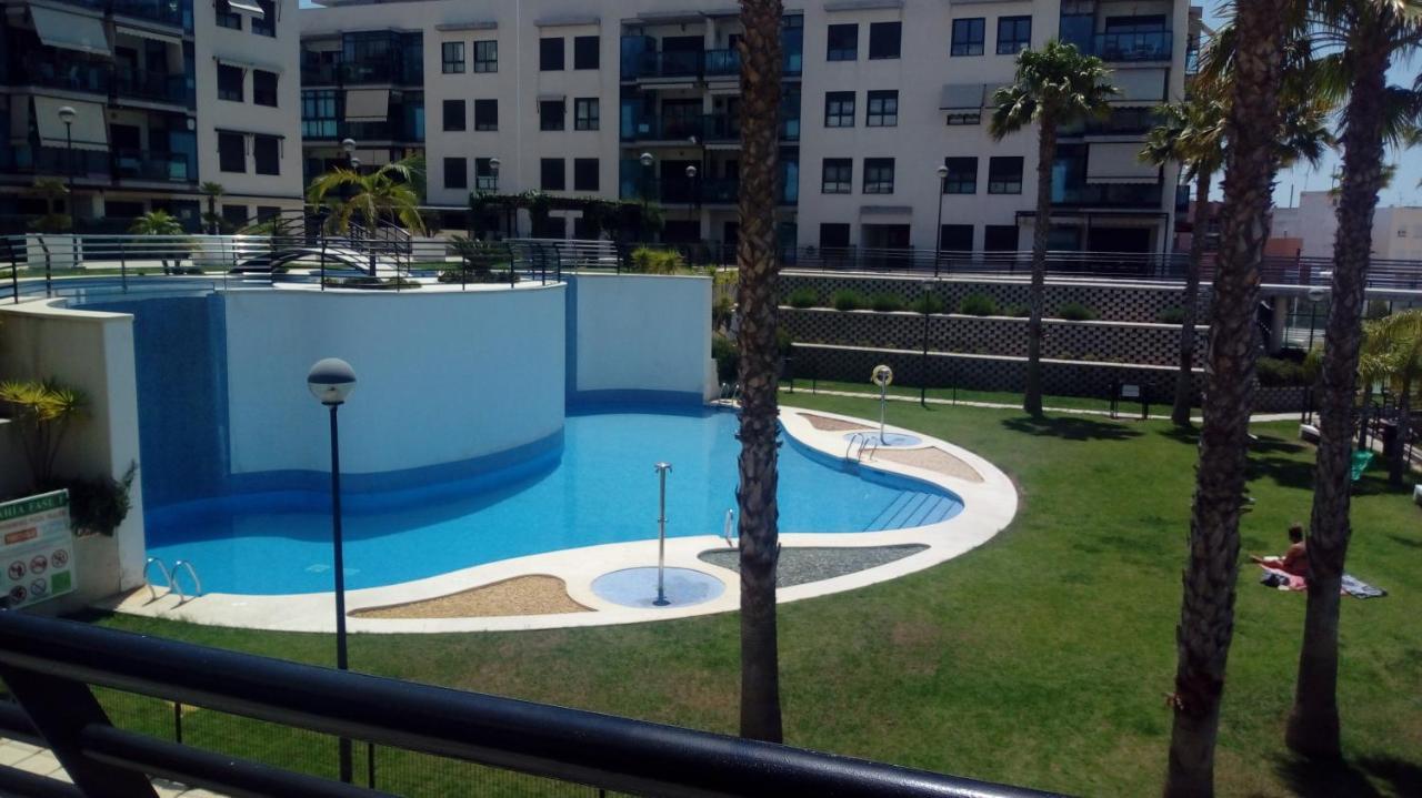 Bajo En Residencial La Bahia Apartment Santa Pola Bagian luar foto
