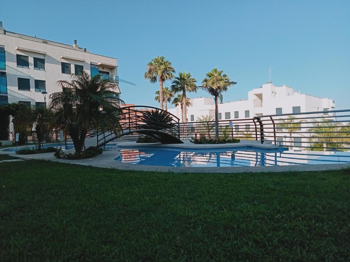Bajo En Residencial La Bahia Apartment Santa Pola Bagian luar foto