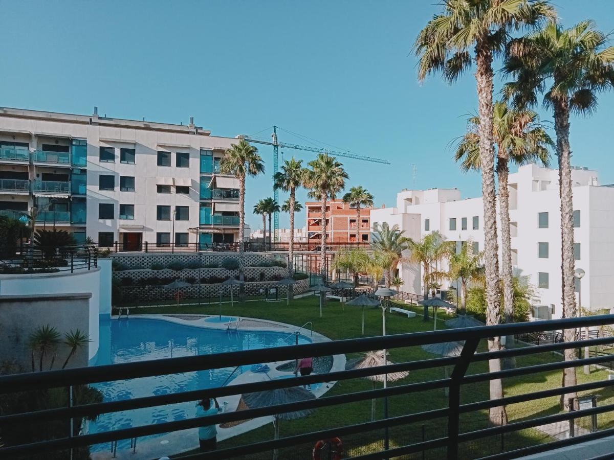 Bajo En Residencial La Bahia Apartment Santa Pola Bagian luar foto