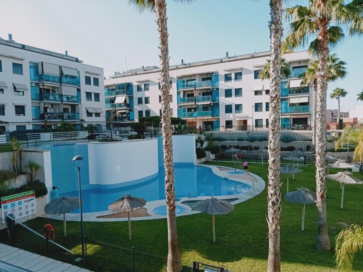 Bajo En Residencial La Bahia Apartment Santa Pola Bagian luar foto